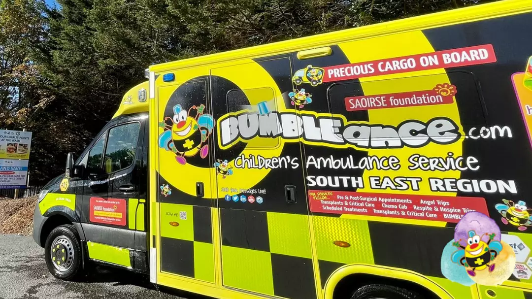 ‘BUMBLEance’ ambulance service transports ill children to the hospital in style