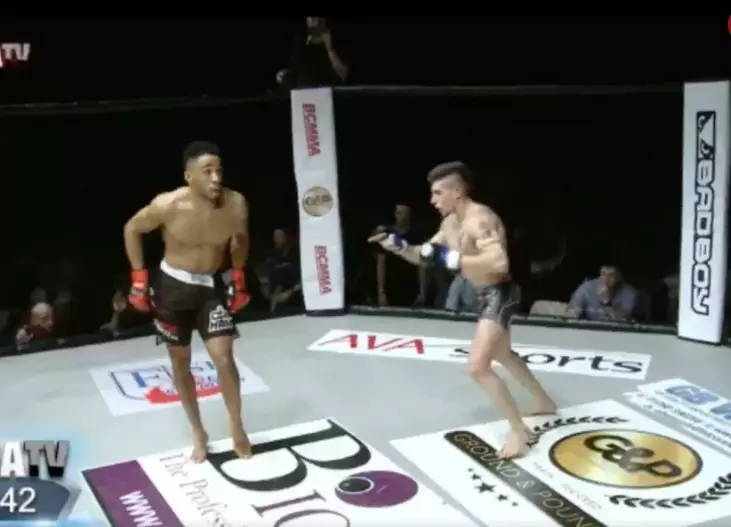 Bloke Gets Cocky In MMA Fight, Gets Knocked The Fuck Out