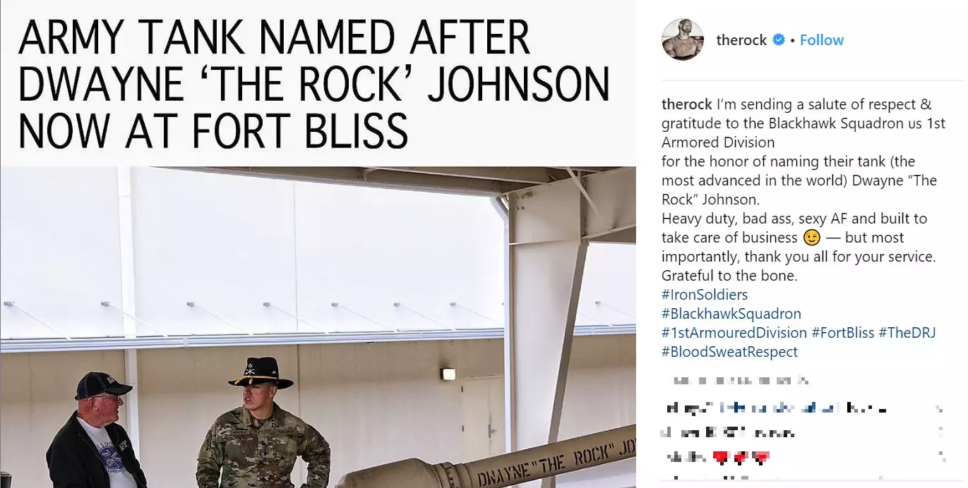 The Rock has come in for some stick since sharing his support.
