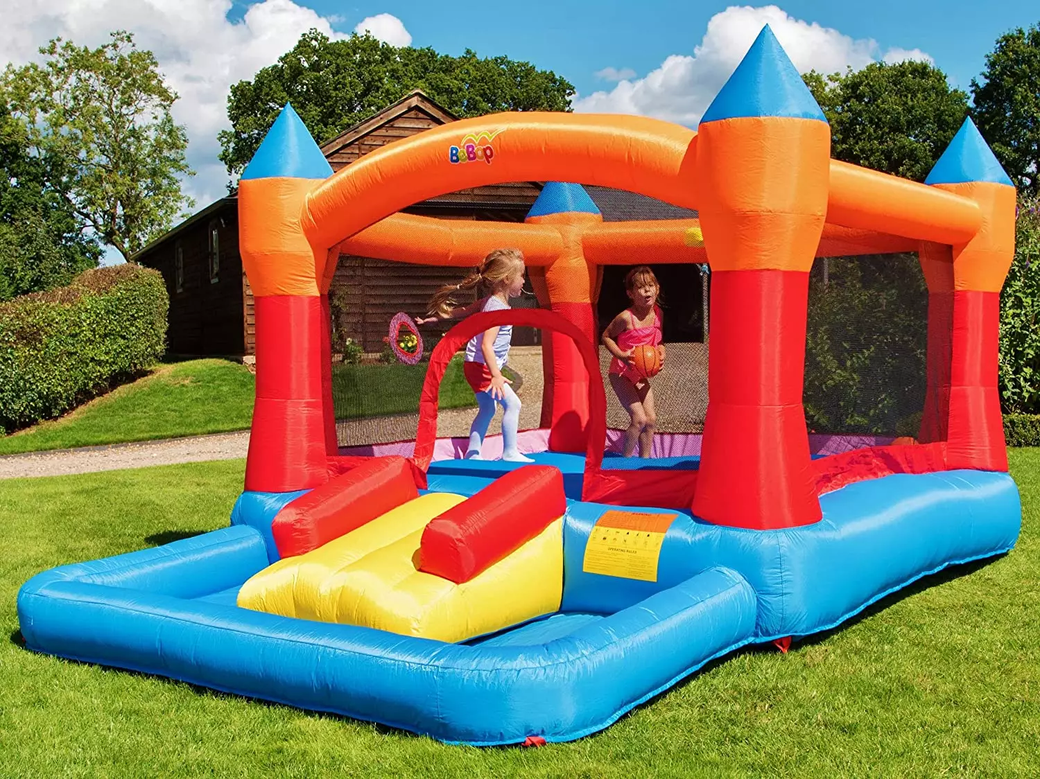 Amazon offer a range of bouncy castles suitable for kids too! (