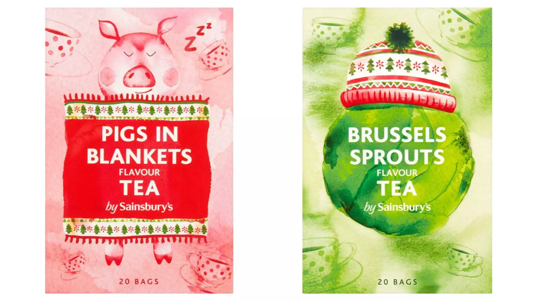 Sainsbury's Is Selling 'Sprouts' And 'Pigs In Blankets' Flavour Tea