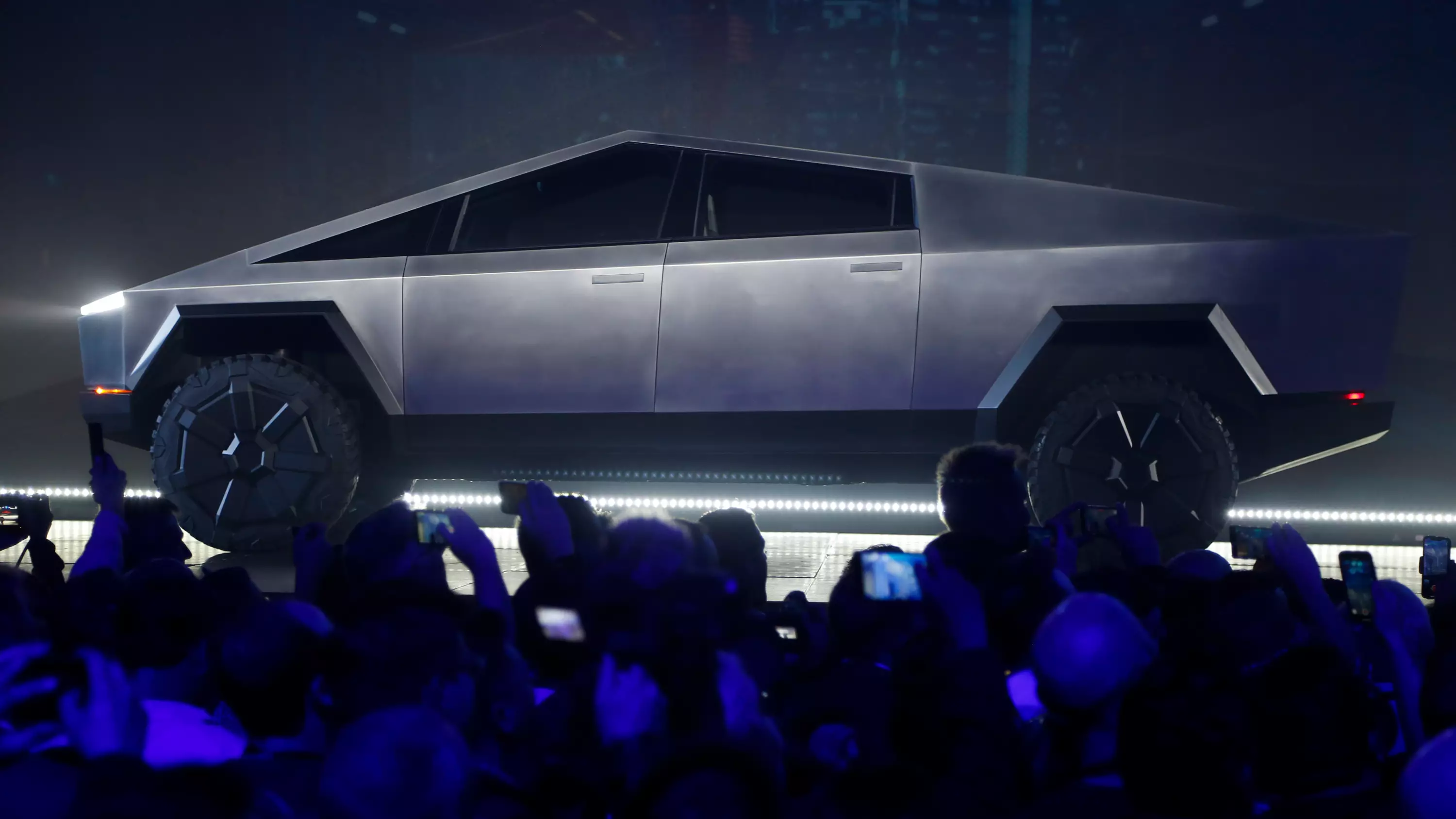Elon Musk's Tesla Has Unveiled A Pickup Truck Inspired By James Bond 