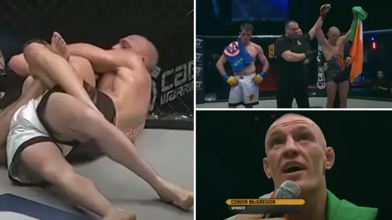 Rare Footage Of Conor McGregor's One And Only MMA Submission Victory