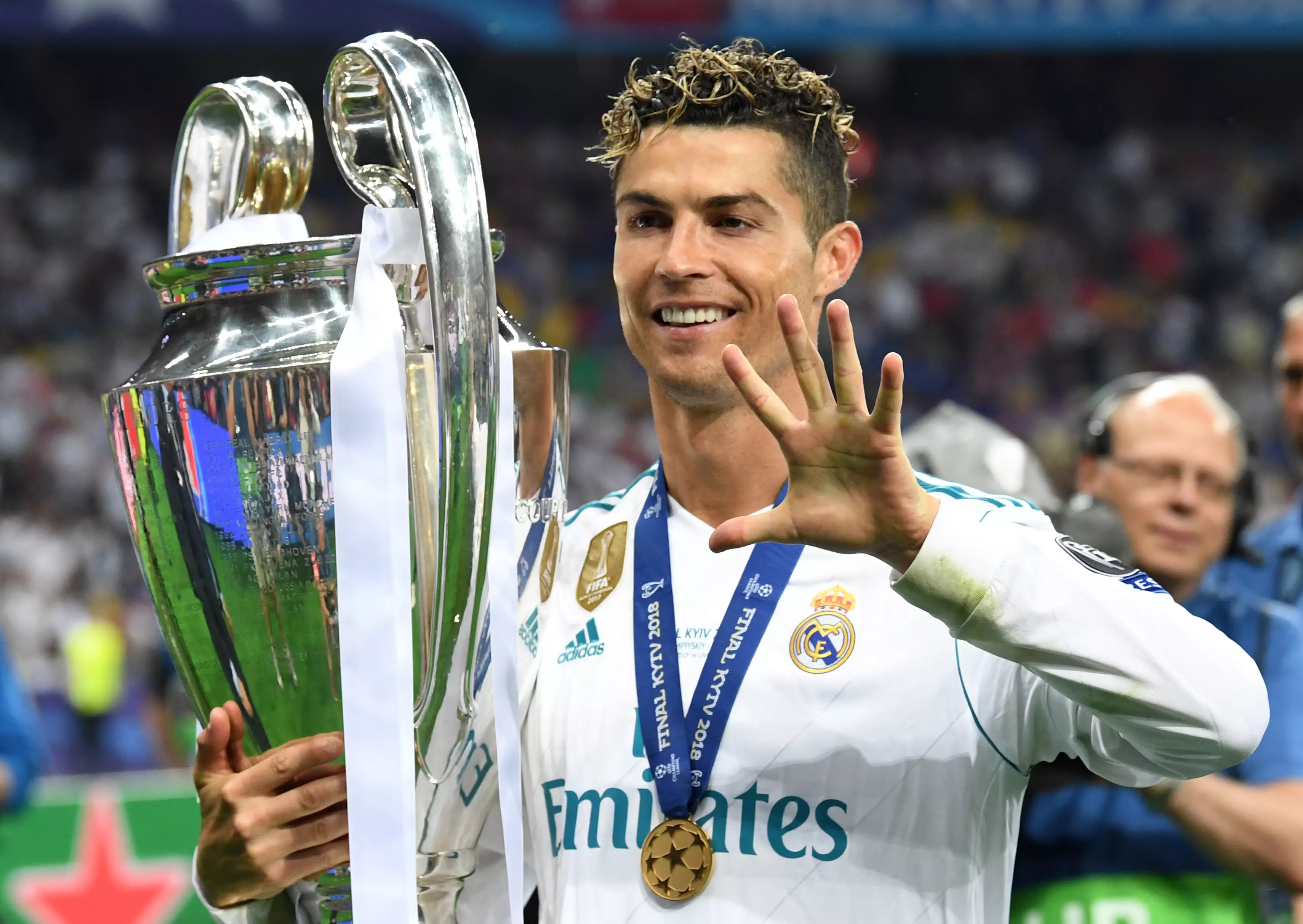 The Portuguese superstar has won pretty much everything there is to win in club football - including the Champions League five times
