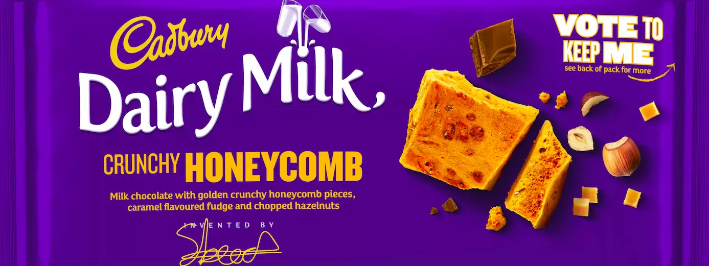 Honeycomb flavour is for those with an extra sweet tooth (