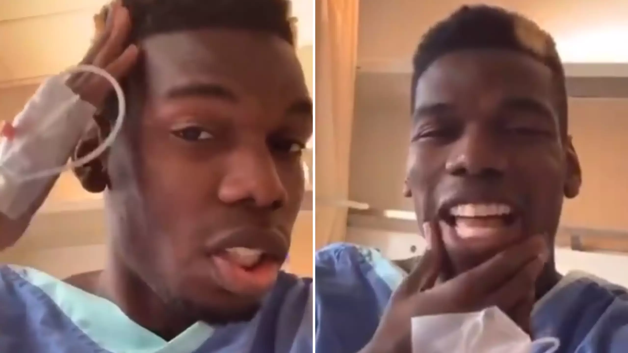 Paul Pogba Posts String Of Hilarious Post-Operation Instagram Stories