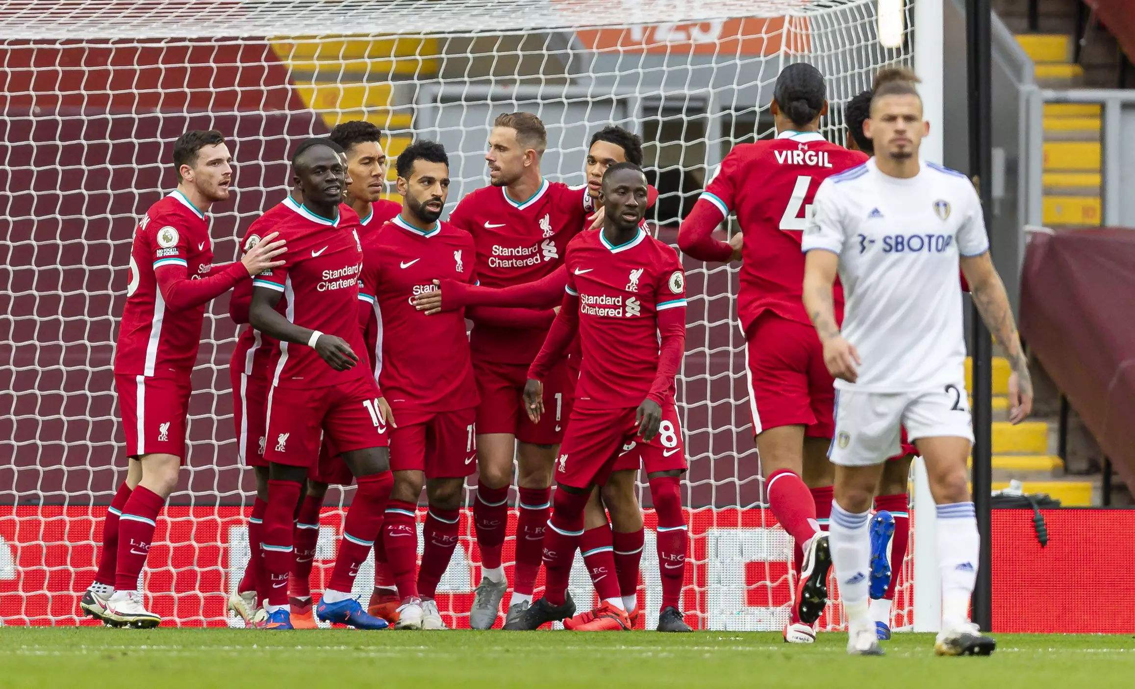 Salah's late penalty earned Liverpool a win. Image: PA Images