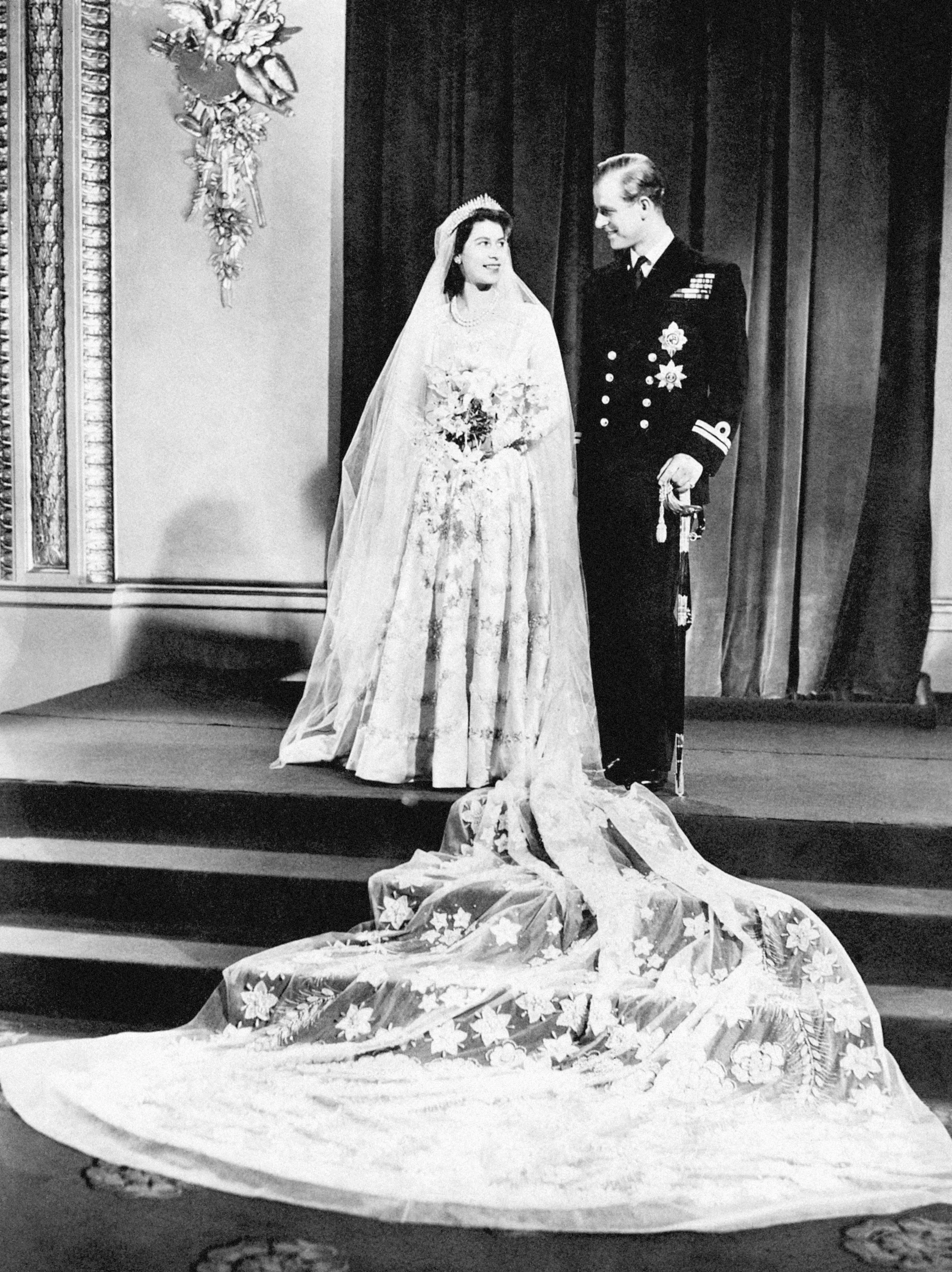 Philip married the Queen - then Princess Elizabeth - at Westminster Abbey in 1947 (