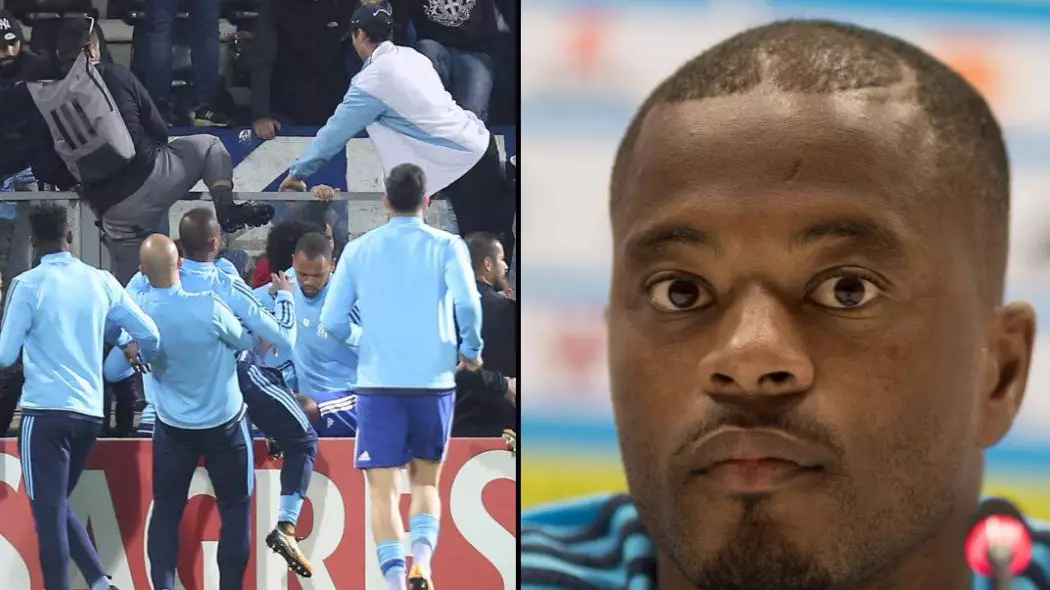 Patrice Evra Kicks Fan In Head Ahead Of Marseille Game