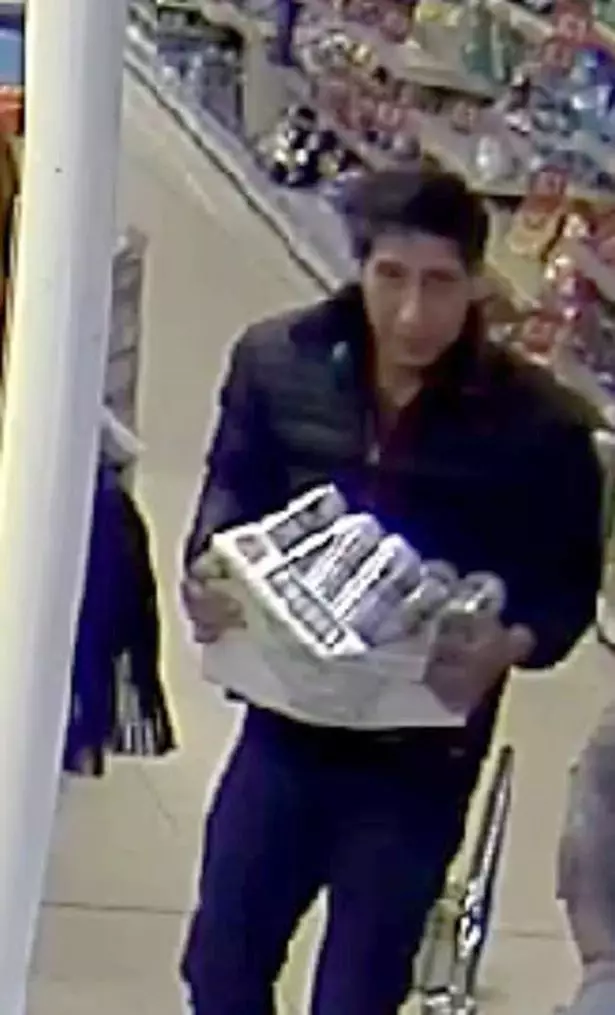 The image from CCTV released by Blackpool Police.