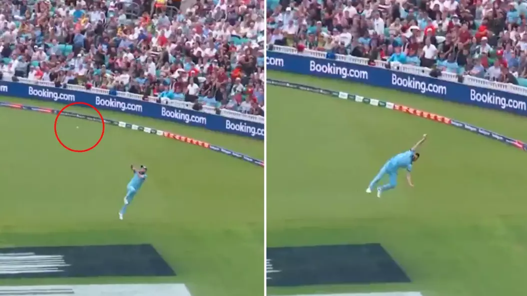 Ben Stokes Takes Incredible Catch In Cricket World Cup Opener