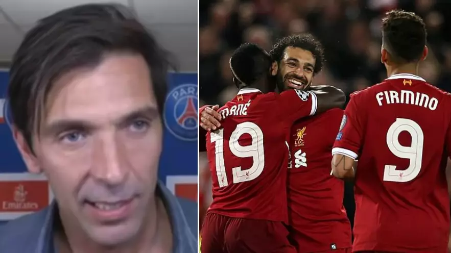 What Gianluigi Buffon Has Said About Liverpool's Front Three 