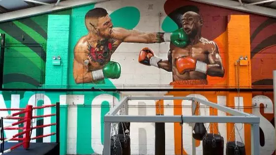 McGregor's Coach Explains Reason Behind New Mayweather Mural