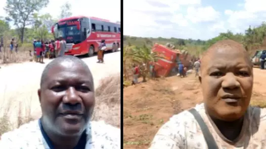 Passenger Takes Before And After Bus Crash Selfies 