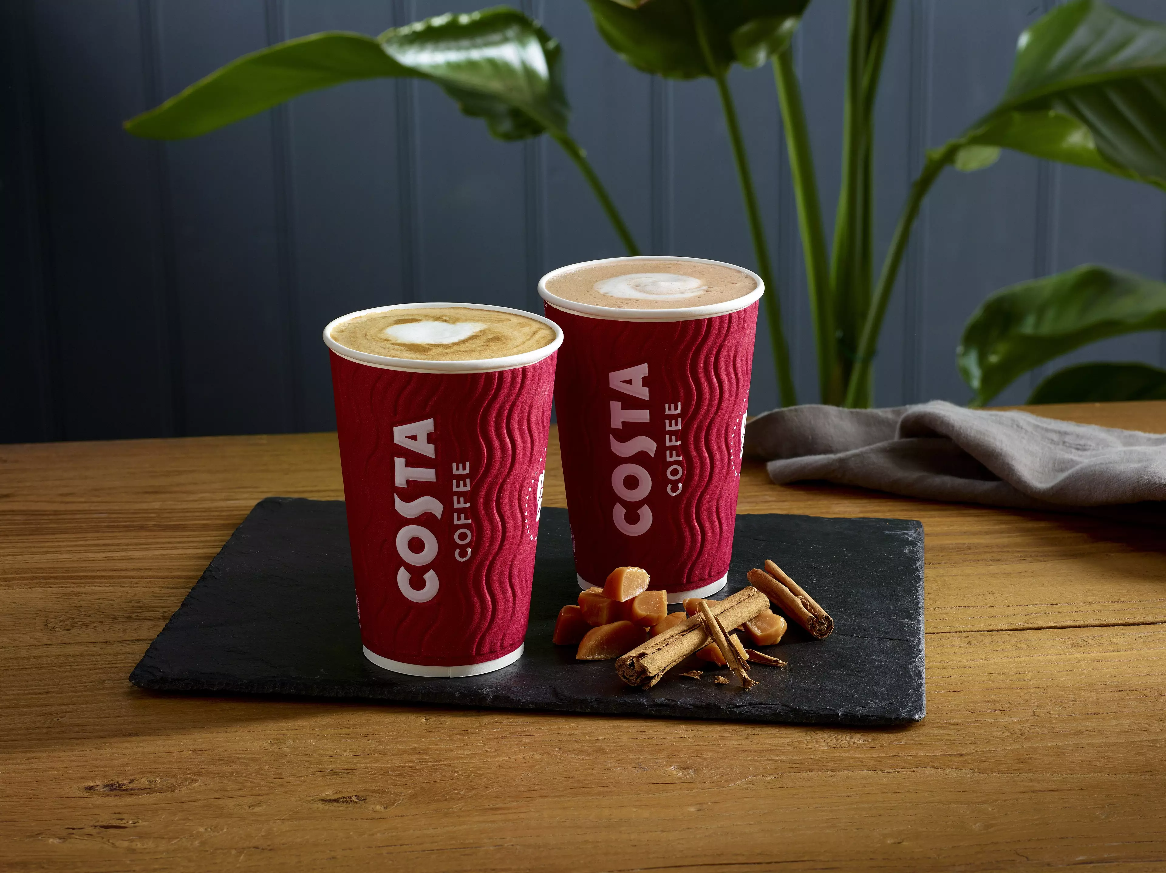 Costa Express Toffee Spiced Latte and Toffee Spiced Hot Chocolate (