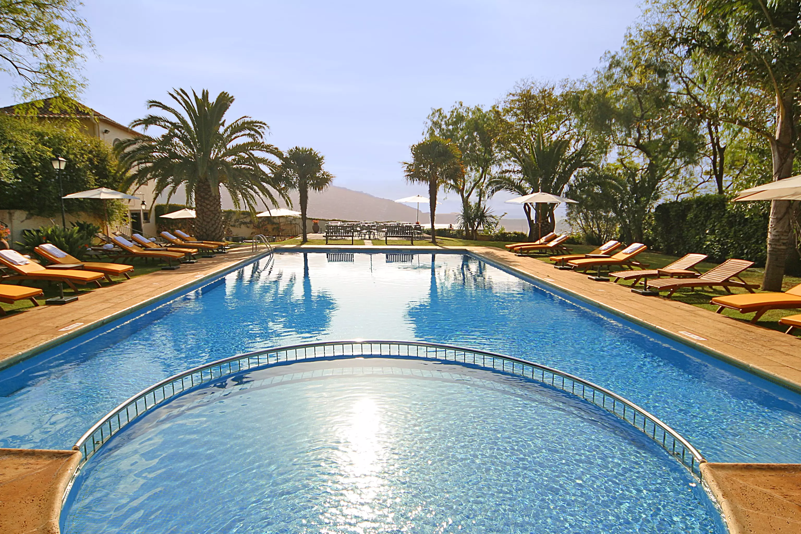 The resort's heated outdoor pool.