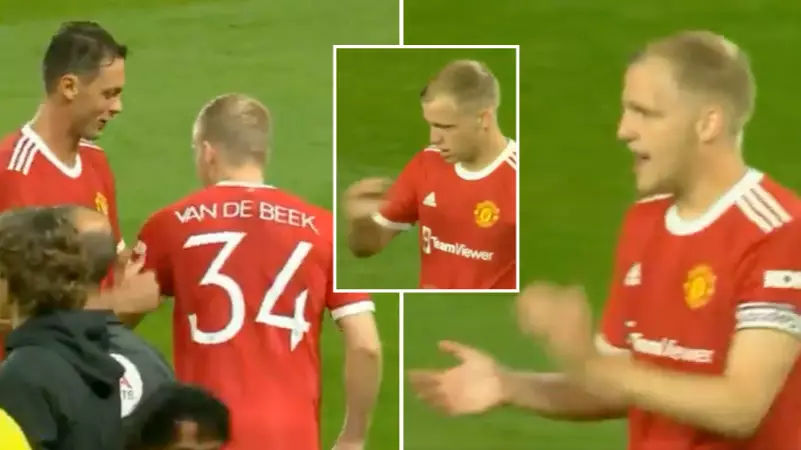 The Moment Donny Van De Beek Is Given Captain's Armband Against Brentford Is So Wholesome