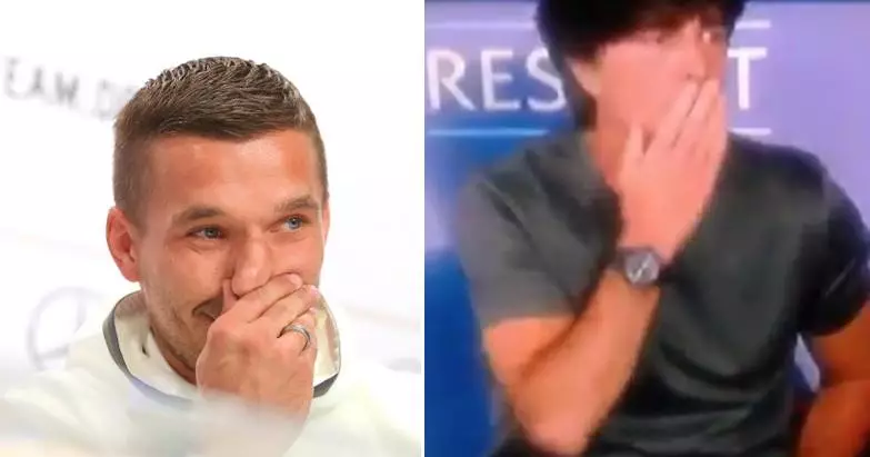 Lukas Podolski Comments On Joachim Low's Ball Sniffing