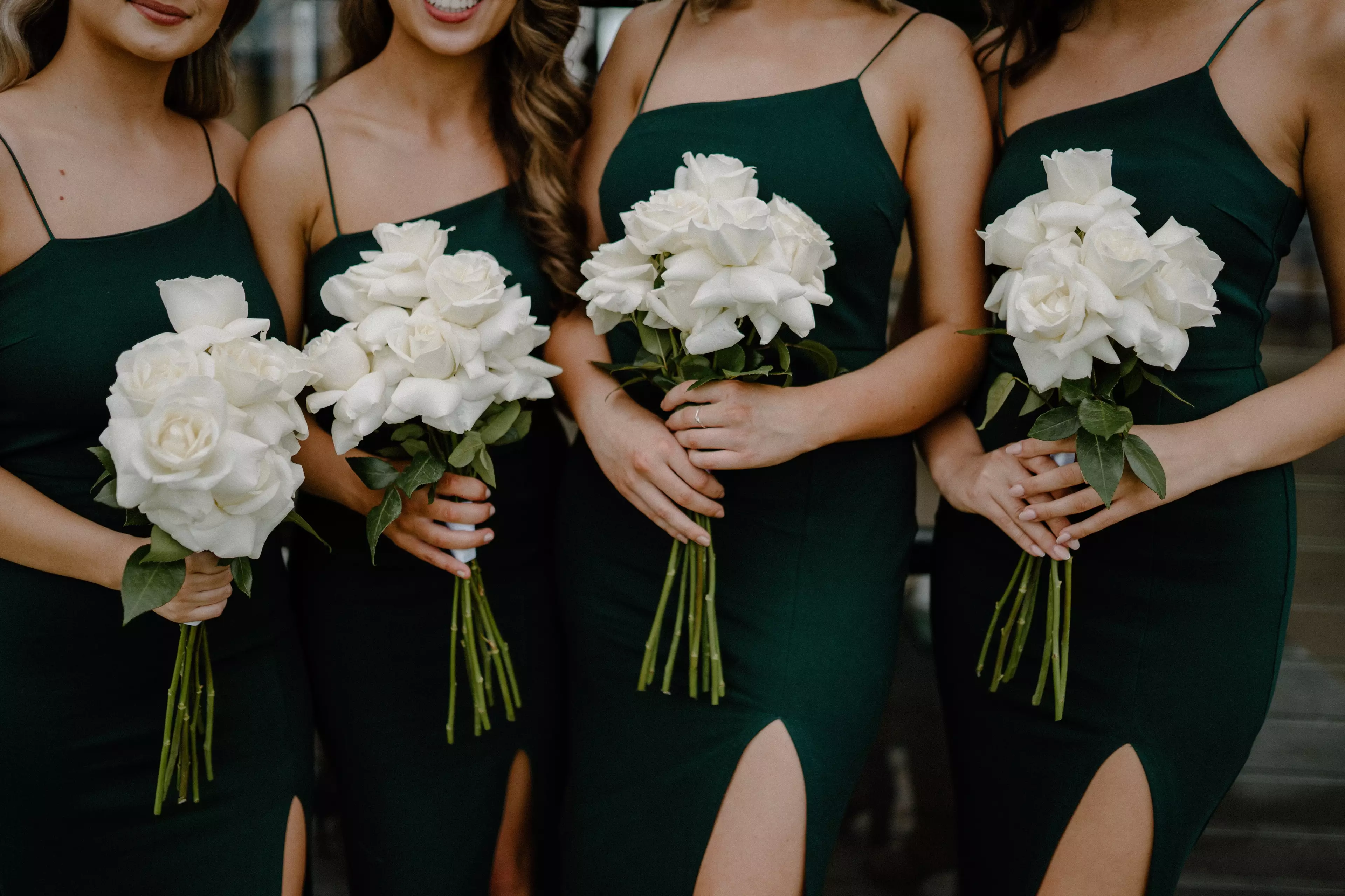 Bridesmaids were asked not to put on weight before the wedding (