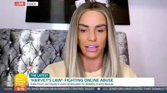 Katie announced the news on GMB today (