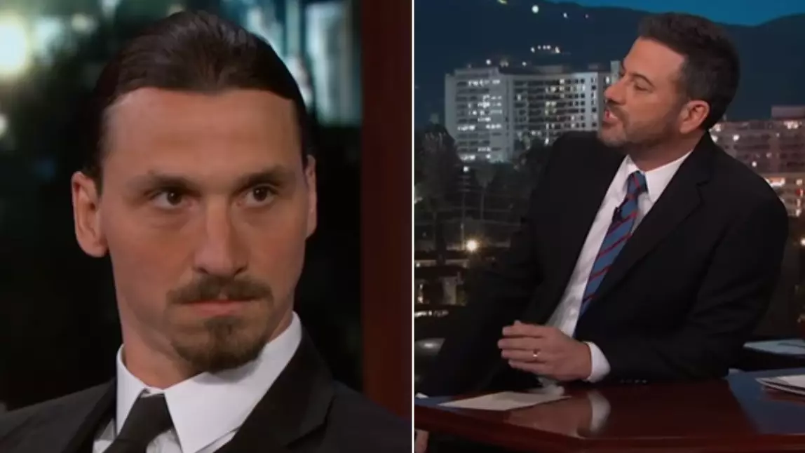 Zlatan Ibrahimovic Doesn't React Well When Jimmy Kimmel Refers To Football As 'Soccer' 