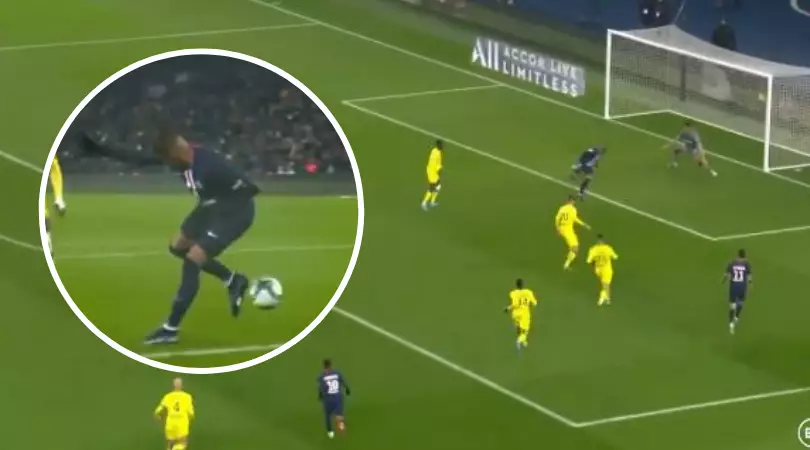 Kylian Mbappe Pulled Off An Audacious Backheel Finish To Score PSG's Opener Against Nantes