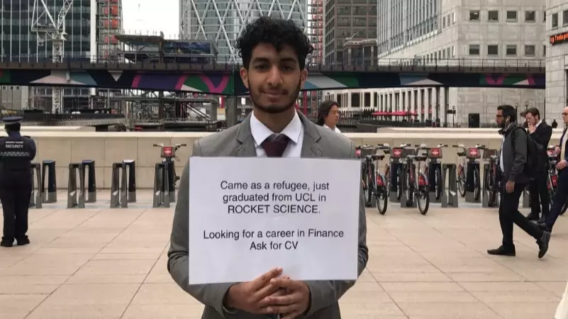 Refugee Rocket Science Graduate Gets Hired After Job Search Goes Viral