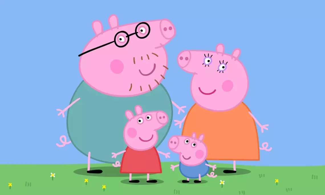 Peppa Pig is hugely loved with children (