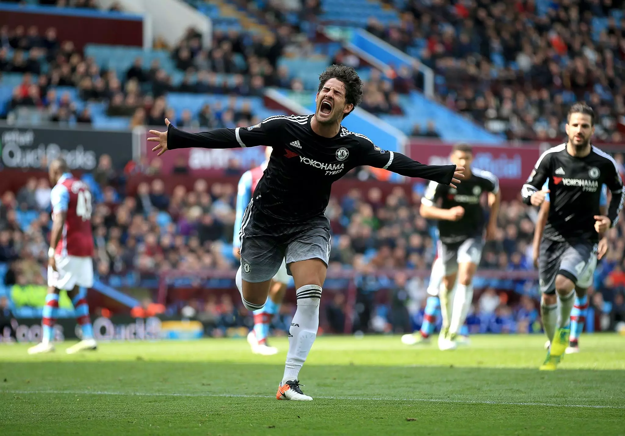 Pato scores a goal for Chelsea. Image: PA