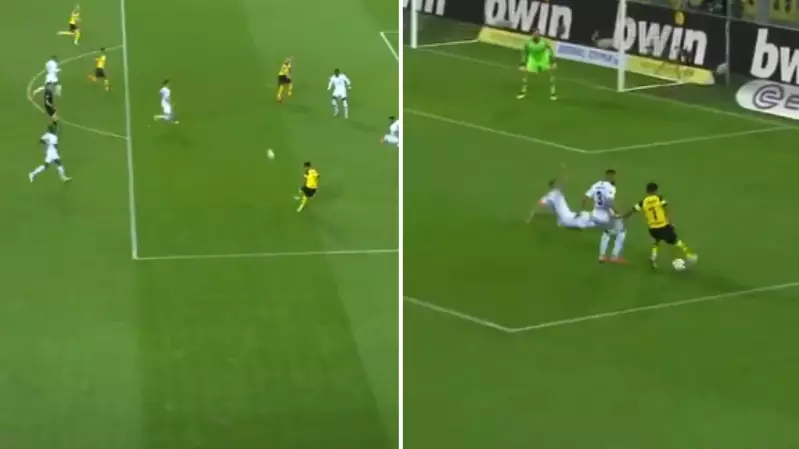Jadon Sancho Comes Up With Another Important Assist For Borussia Dortmund