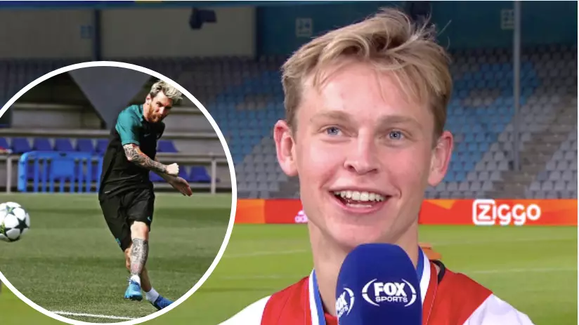 Frenkie De Jong Fantasies About Training With Lionel Messi In Brilliant Interview  