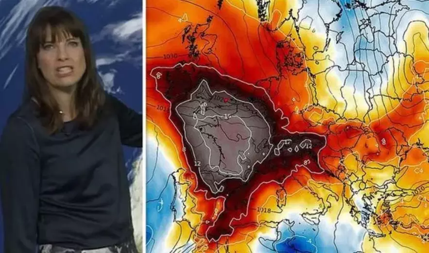It's going to get hot in Europe. Image: BBC