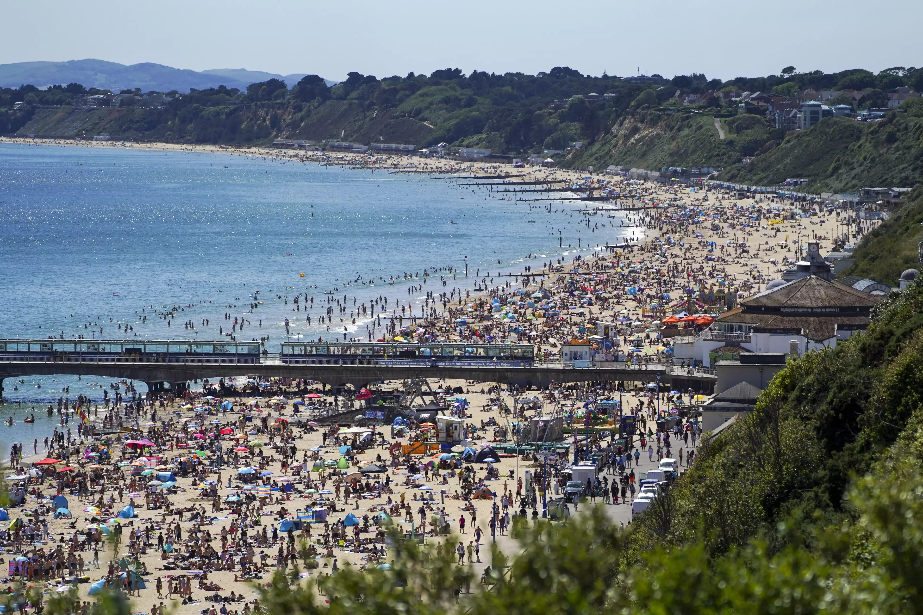 Bournemouth beaches was heaving last year (