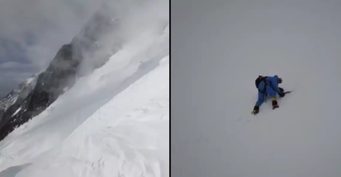 Astonishing Moment British Climber Presumed Dead Is Found By Drone On Mountain
