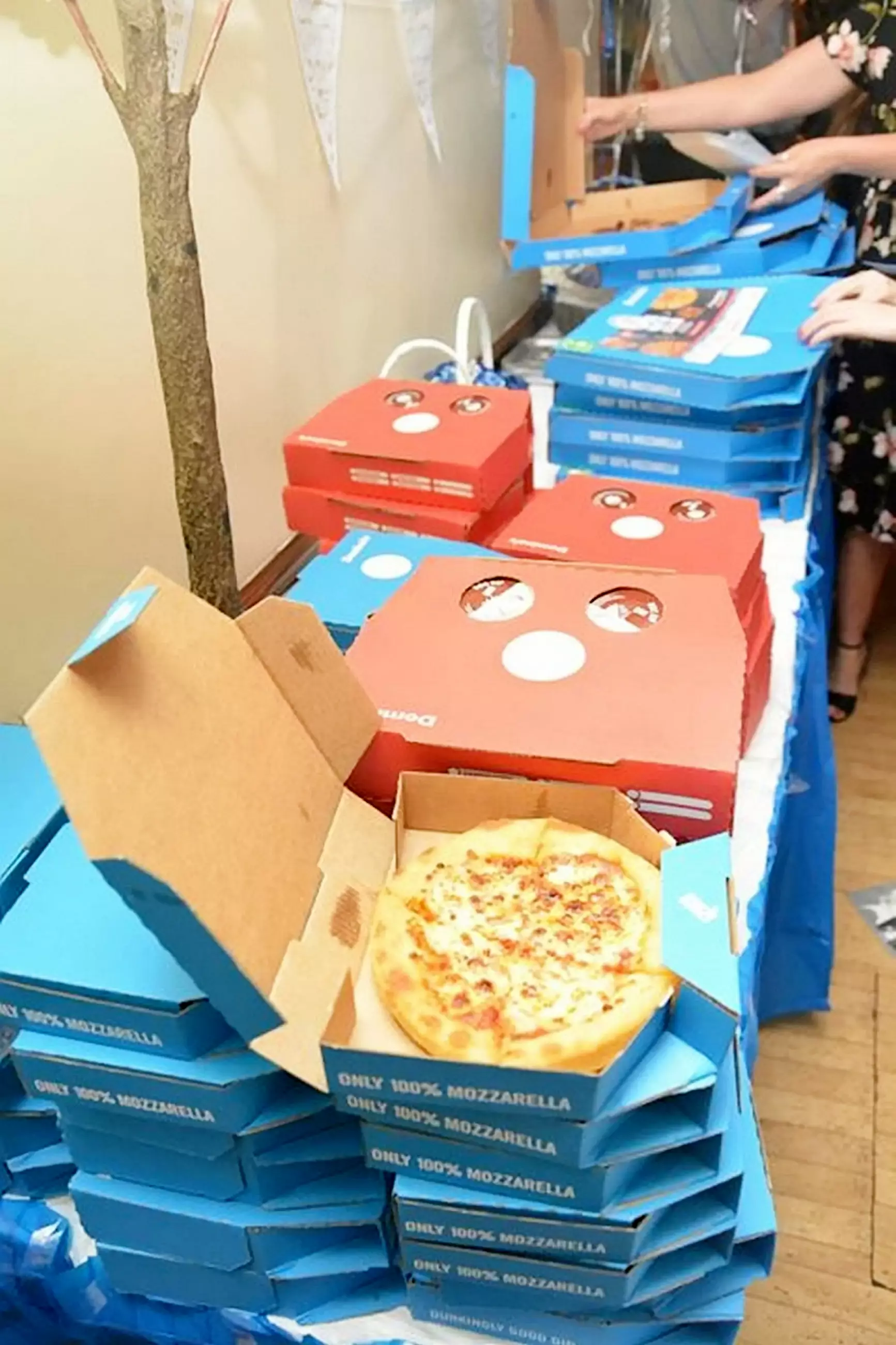 The Domino's pizza order was absolutely huge (
