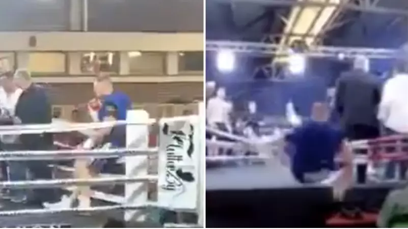 6ft 9 South African Heavyweight Forced To Withdraw From Title Fight After Rope Snaps