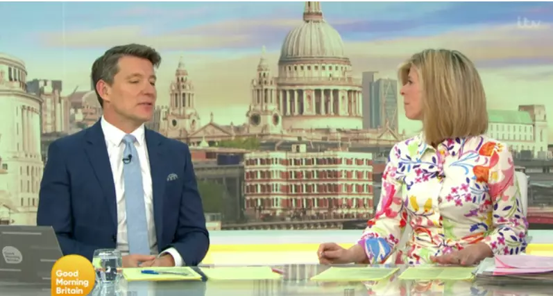 Kate Garraway laughed at her co-presenter (