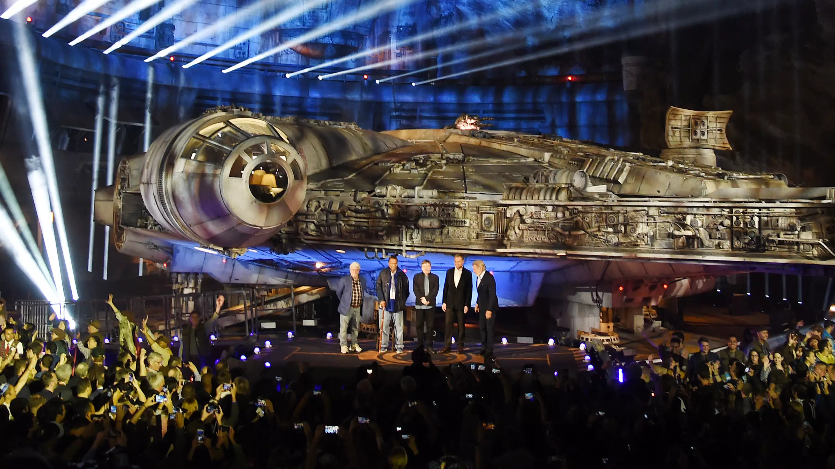 Harrison Ford Opens New Star Wars: Galaxy's Edge Attraction In Disneyland 