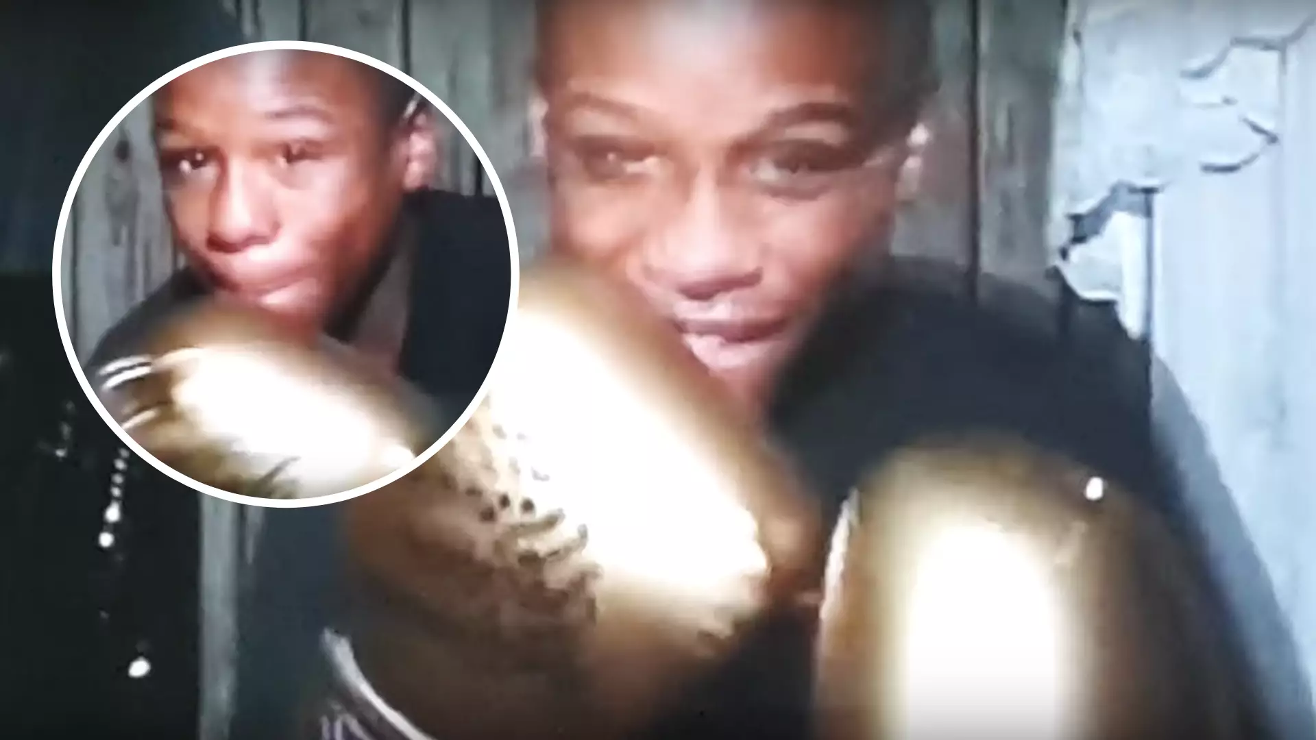 Floyd Mayweather Showed Off His Dazzling Hand Speed At A Young Age