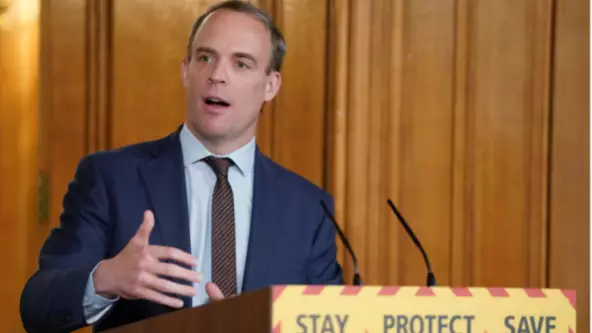 Dominic Raab Confirms You Can Meet Loved Ones Outdoors As Long As You're 2m Apart
