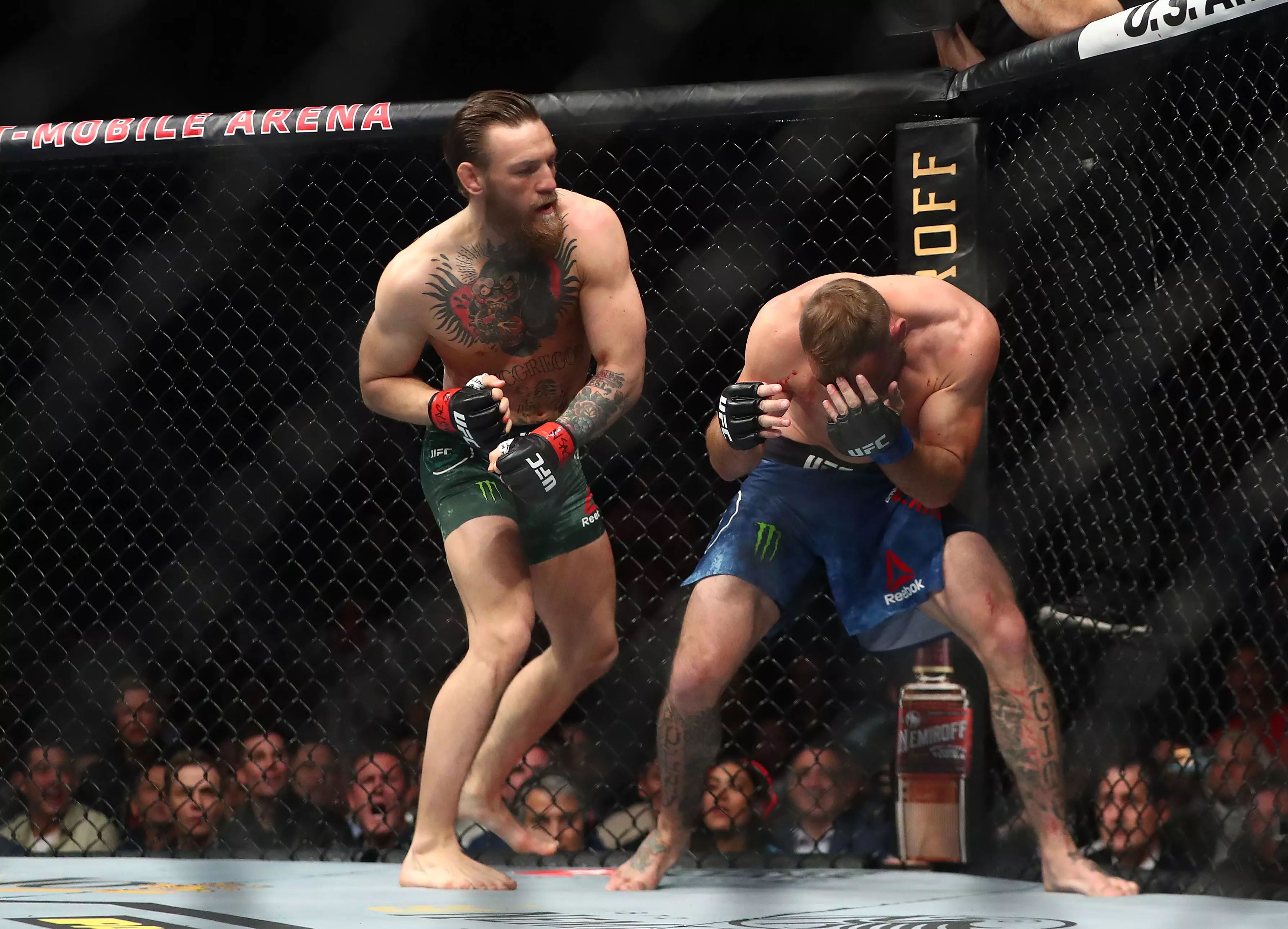 McGregor beat Cerrone in just 40 seconds. Image: PA Images