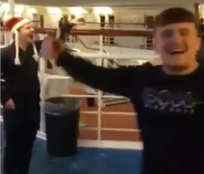 People Outraged by Prisoners Filmed 'Raving' On Christmas Day.