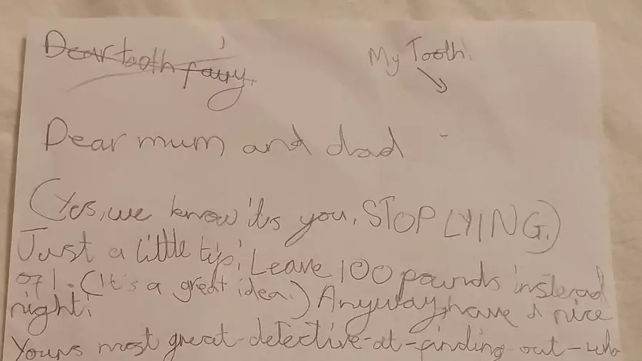 Daughter Asks For £100 Instead Of £1 After Discovering The Truth About The Tooth Fairy