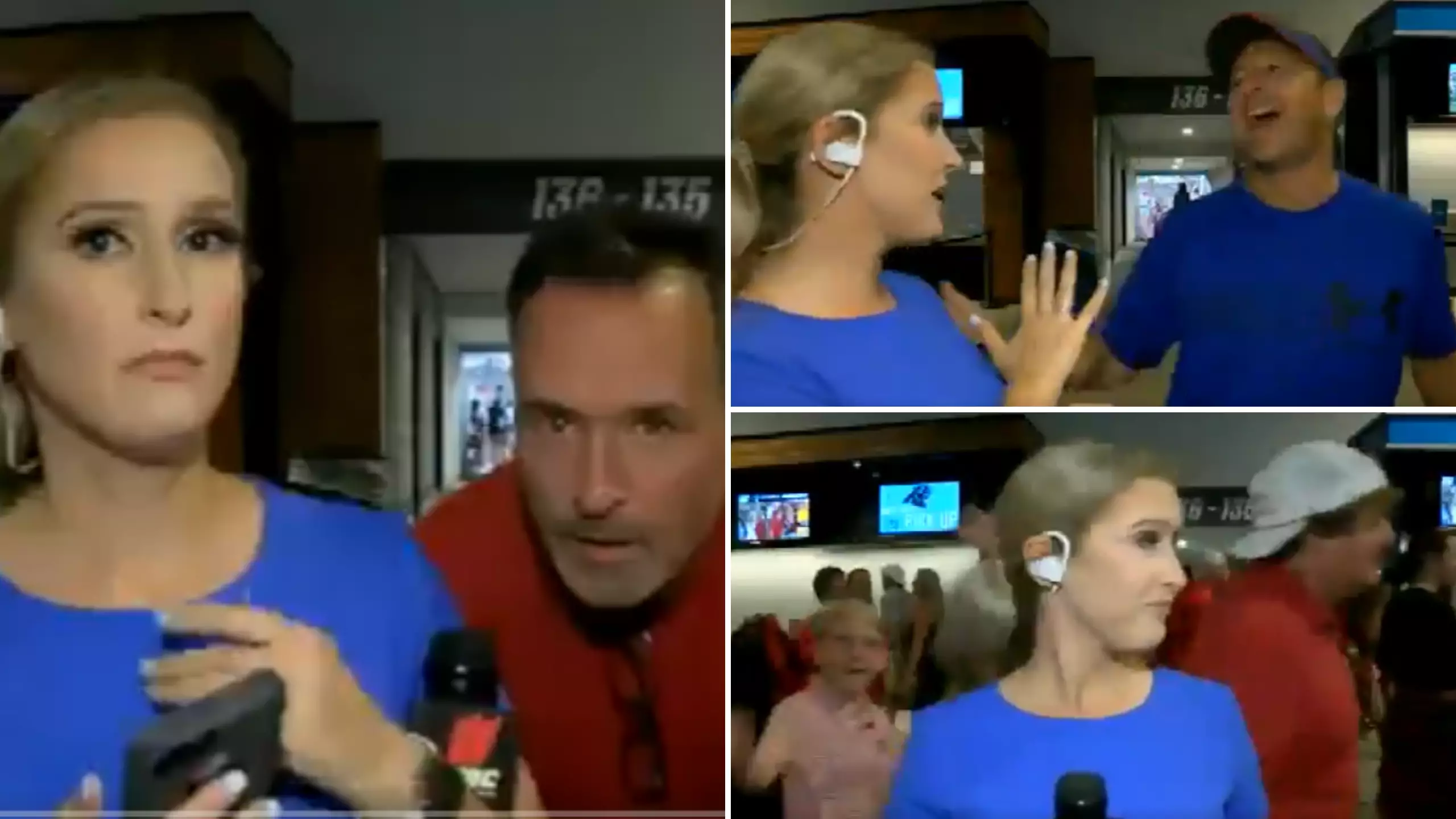 "Don’t Touch Me" - Female Reporter Claims She Was 'Violated' By Fans During Football Game