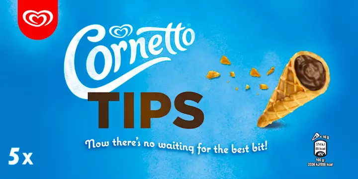 Cornetto are now selling tips (