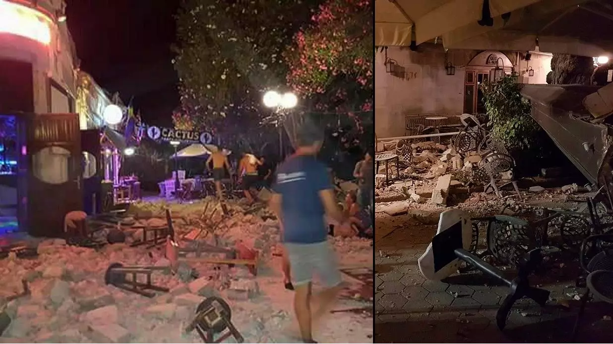 Huge Earthquake Hits Turkish And Greek Holiday Resorts Triggering A Tsunami
