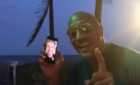 The Rock Made A Huge Movie Announcement While FaceTiming The Hoff