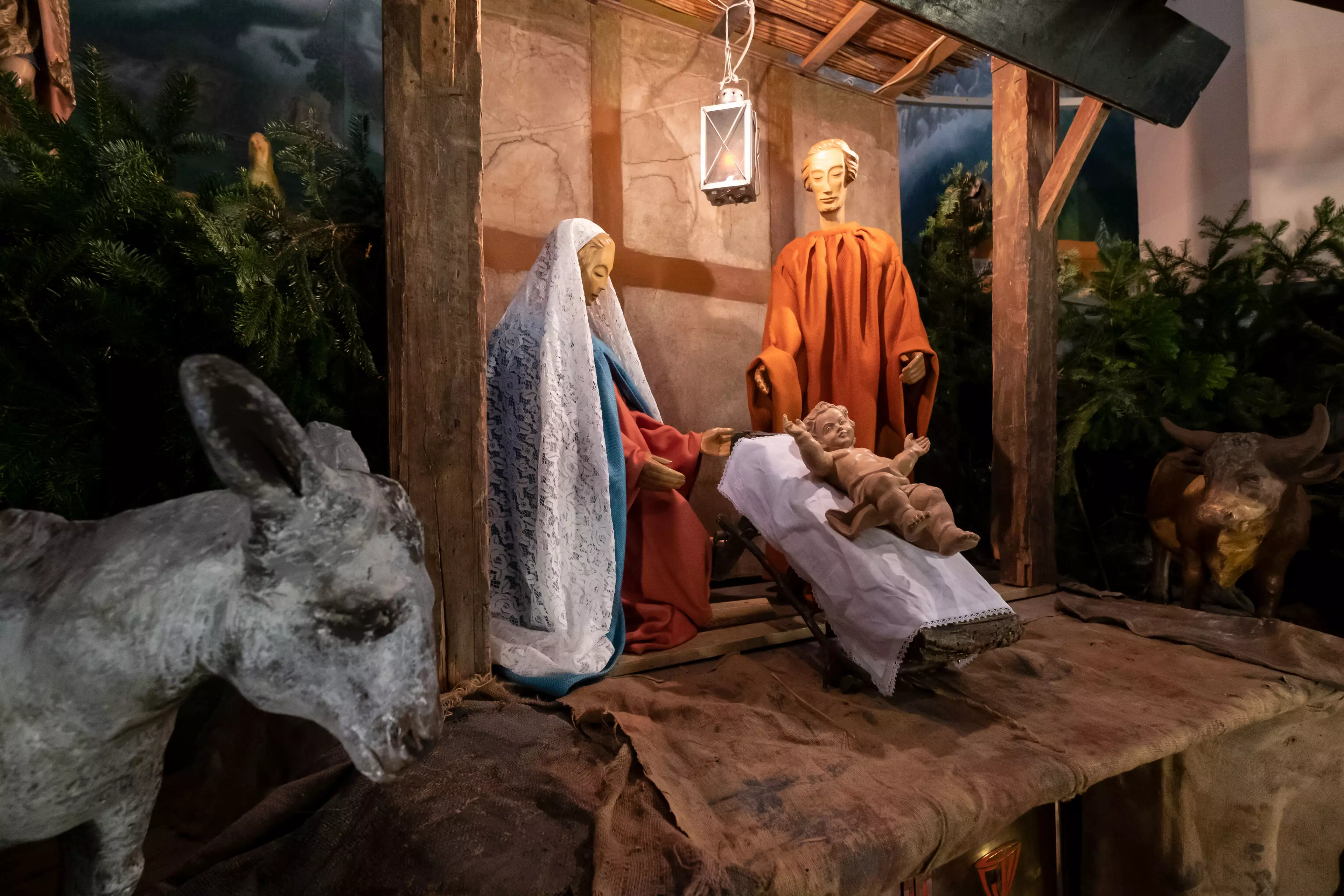 The traditional nativity.