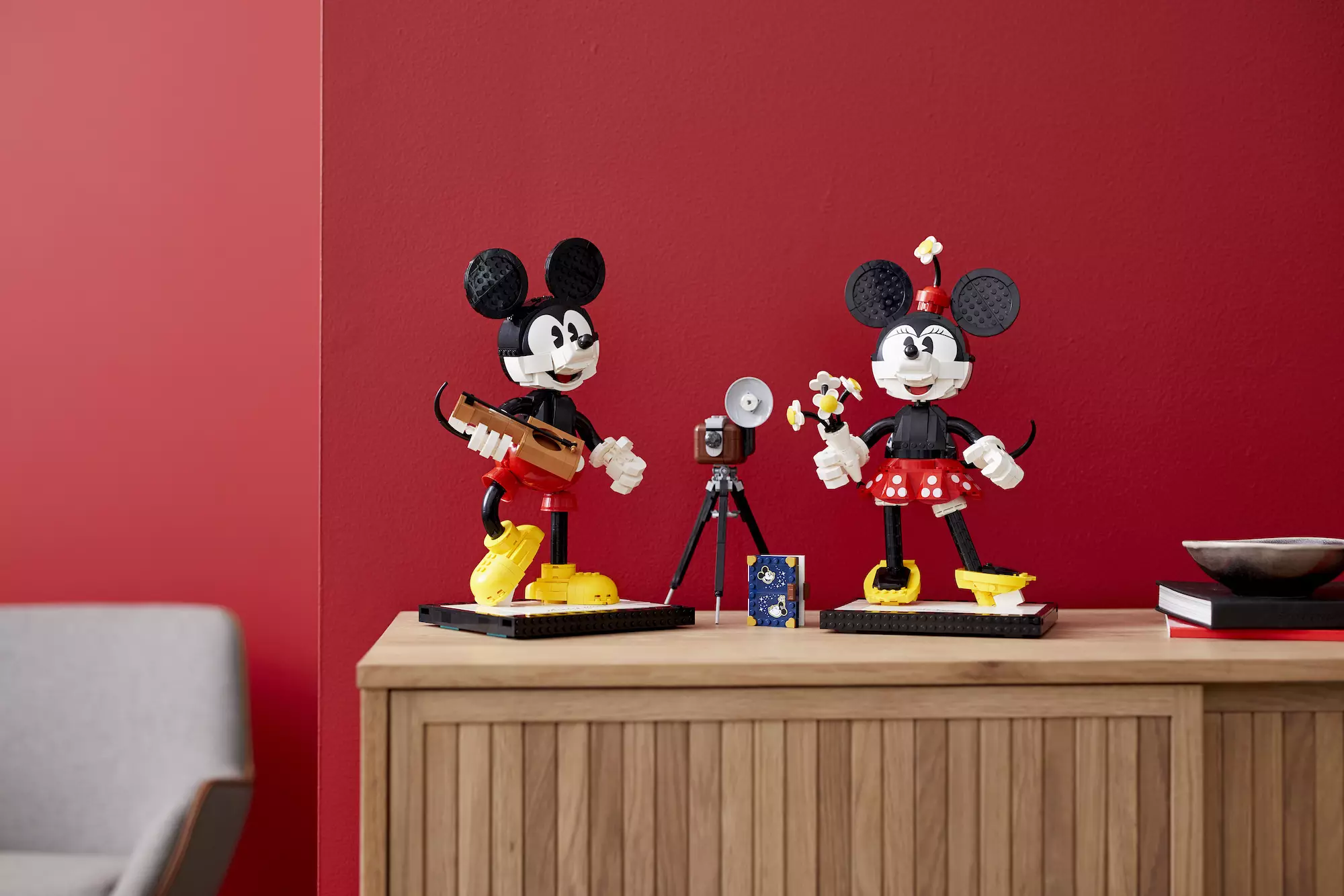 The cult Disney characters will land in LEGO Stores and LEGO.com on 1st July (