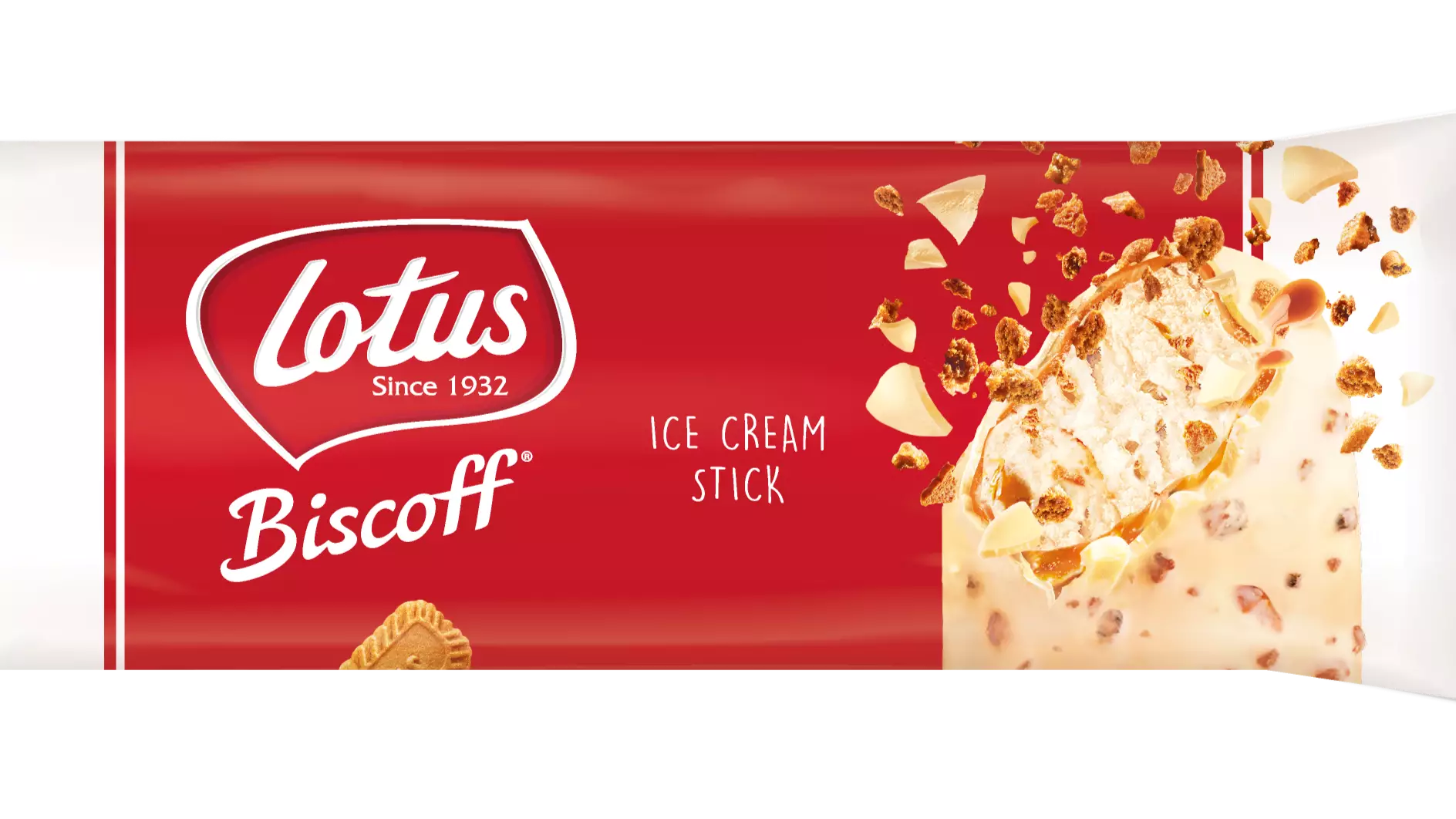 Lotus Biscoff Launches New White Chocolate Ice Cream Sticks And Mini Tubs